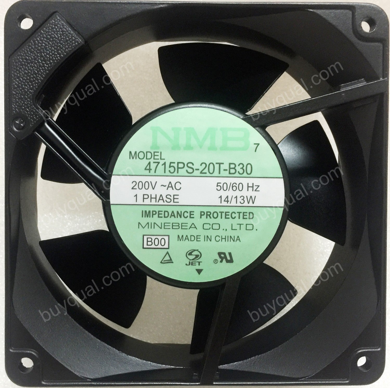 NMB 4715PS-20T-B30 4715PS-20T-B30-B00 200V 14W/13W Cooling Fan NMB 4715PS-20T-B30 4715PS-20T-B30-B00 200V 14W/13W Cooling Fan